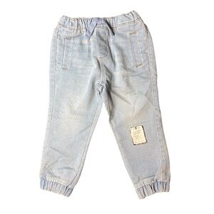 7 For All Mankind Boys Luxe Sport Knit Denim Joggers 24M NWT